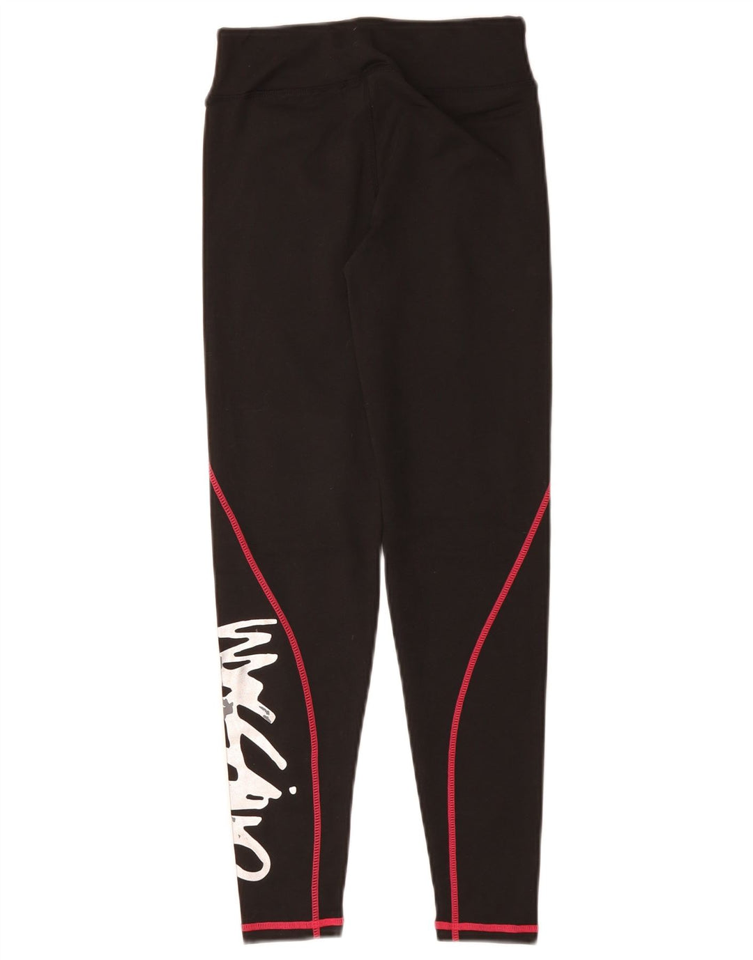 MOSSIMO Girls Graphic Leggings 9-10 Years  Black