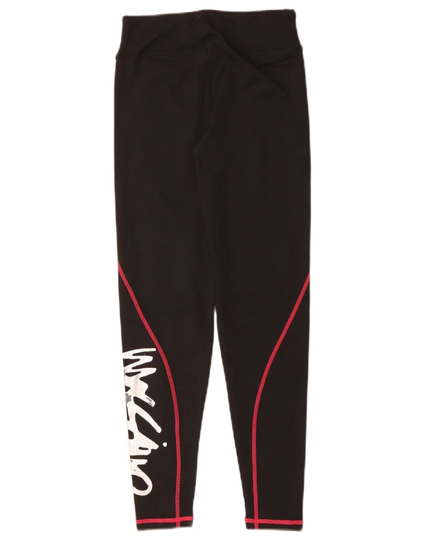MOSSIMO Girls Graphic Leggings 9-10 Years  Black