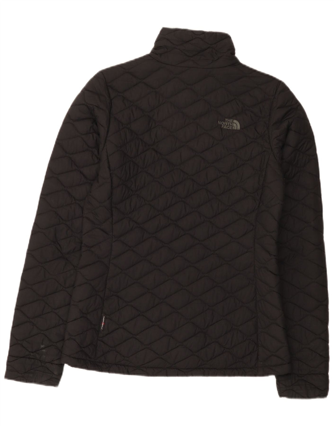 The North Face Womens Quilted Jacket UK 10 Small Black Nylon