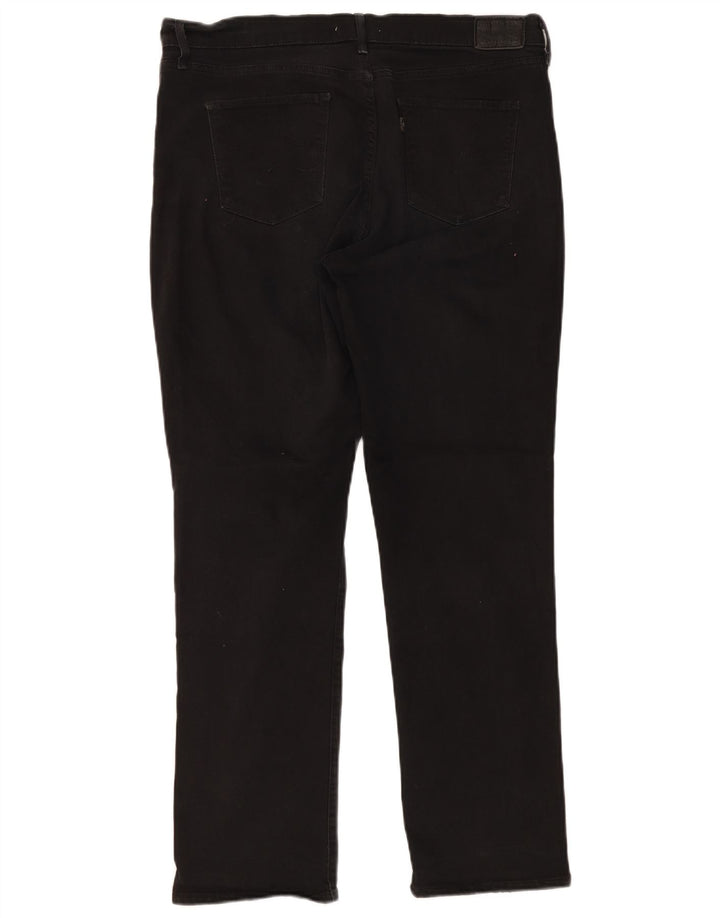 LEVI'S Womens 314 Shaping Straight Jeans W33 L30 Black