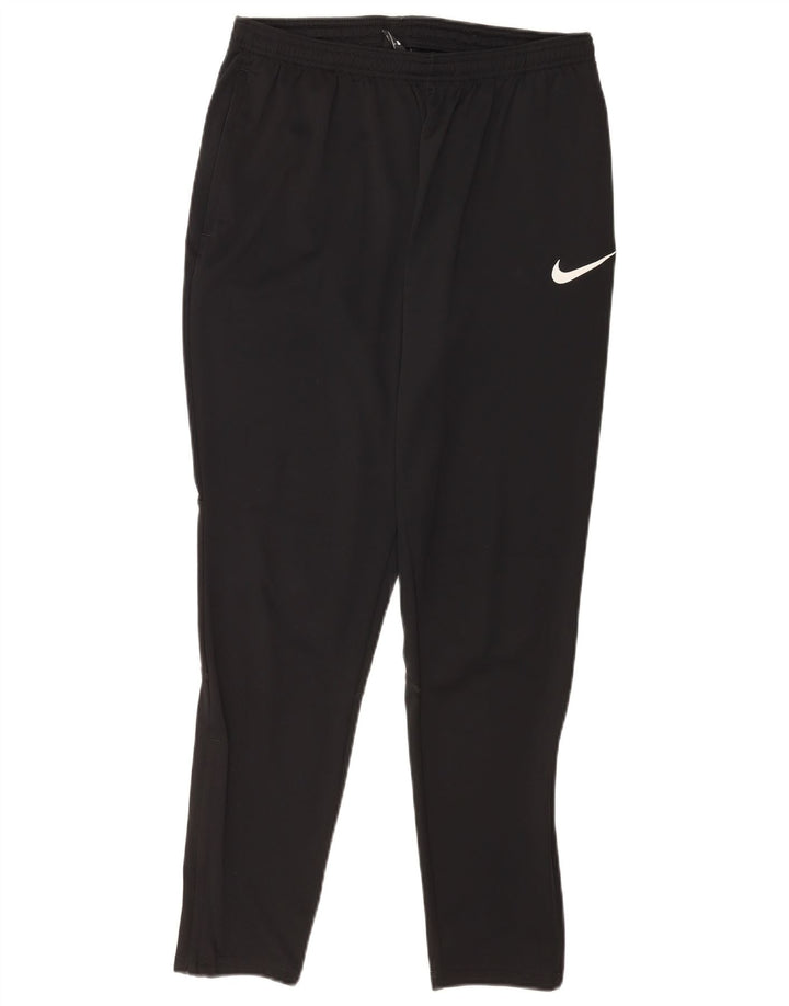 Nike Mens Dri Fit Tracksuit Trousers Large Black Polyester