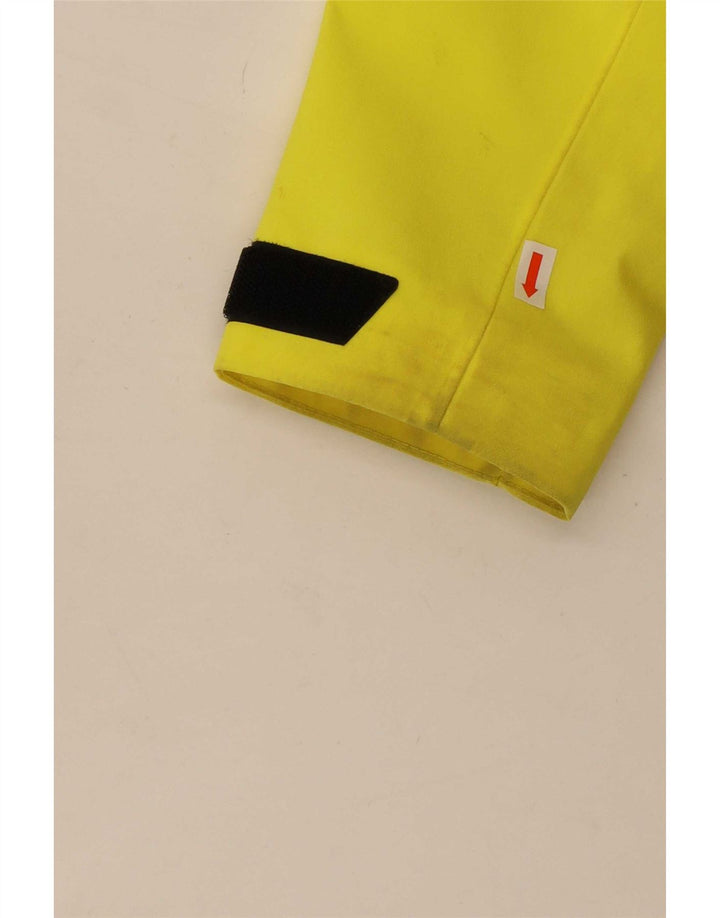 Superdry Womens Hooded Rain Jacket UK 12 Medium Yellow Polyester