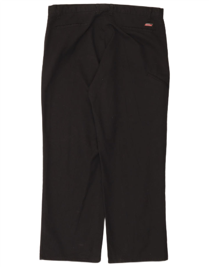 Dickies Mens Regular Chino Trousers W40 L32 Black Polyester
