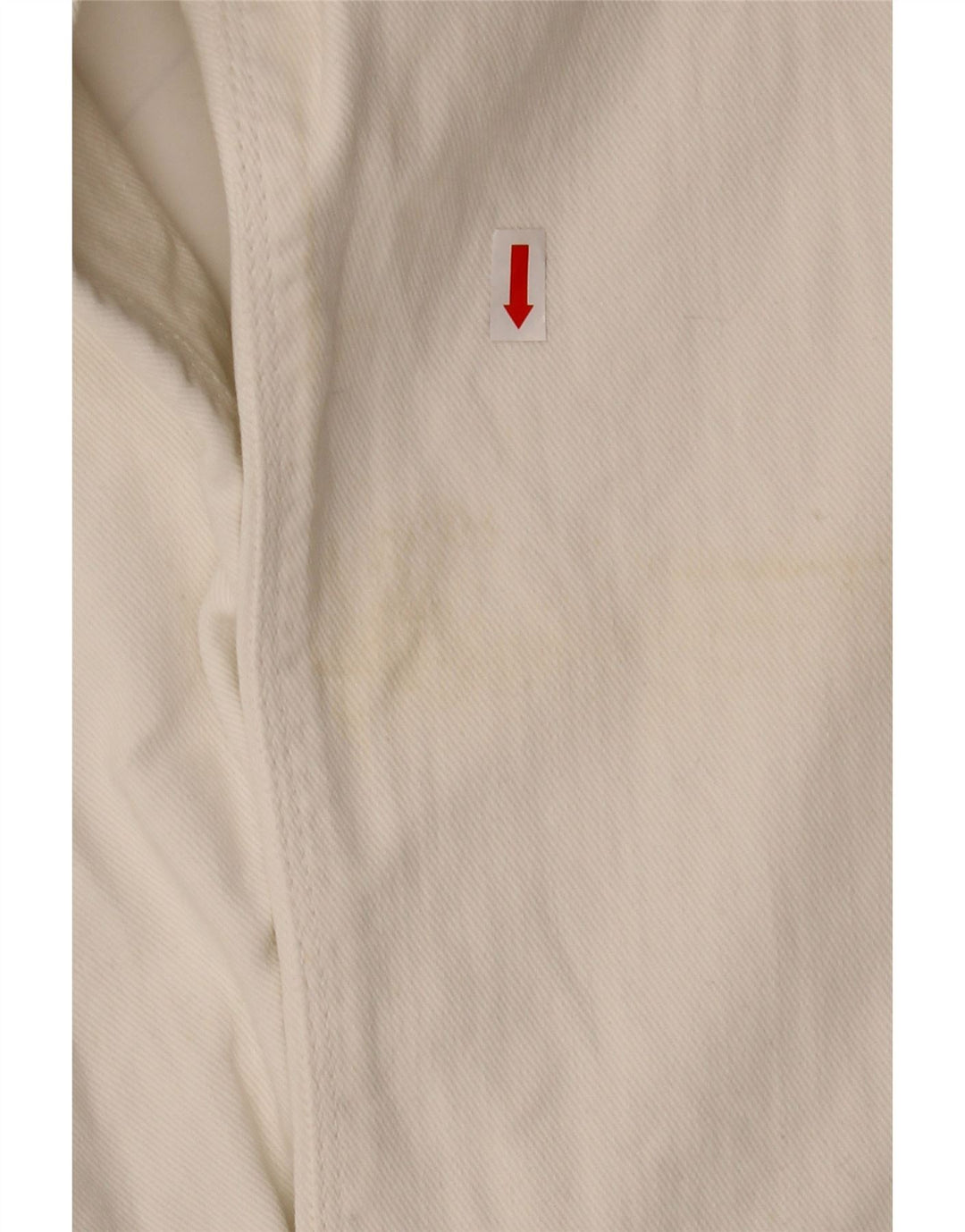 GAS Mens Loose Jeans Medium W32 L29 White Cotton