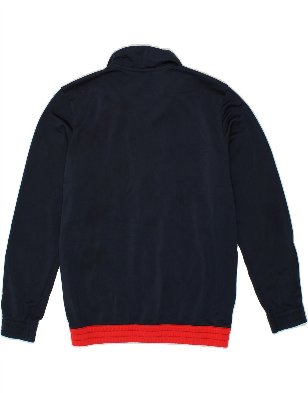 ADIDAS Boys Graphic Tracksuit Top Jacket 11-12 Years Navy Blue Polyester Vintage Adidas and Second-Hand Adidas from Messina Hembry 