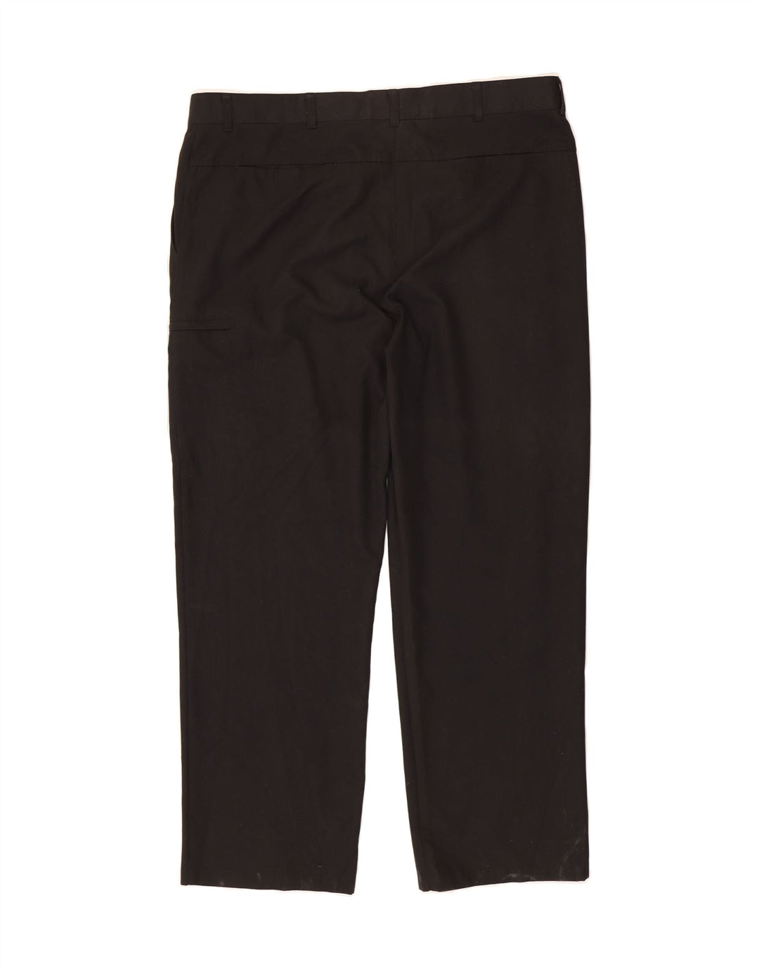 IZOD Mens Straight Cargo Trousers W40 L32 Black Polyester Vintage Izod and Second-Hand Izod from Messina Hembry 