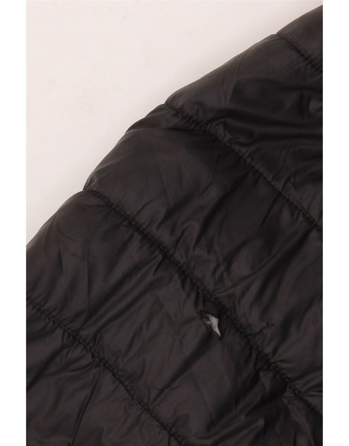 ZARA Mens Padded Jacket UK 44 2XL Black Nylon