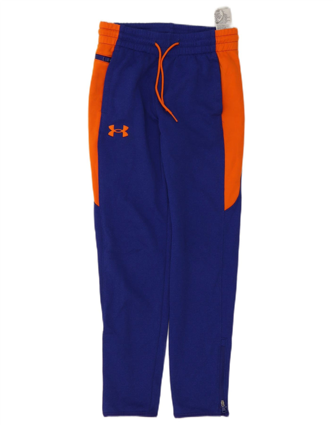 UNDER ARMOUR Boys Cold Gear Tracksuit Trousers 9-10 Years Medium Blue