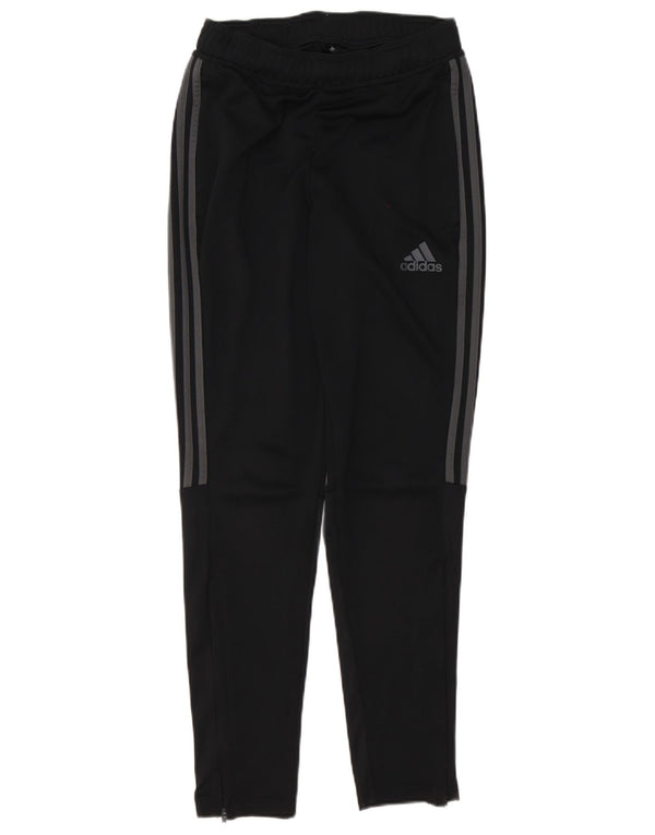 Adidas Mens Aeroready Tracksuit Trousers Small Black Polyester