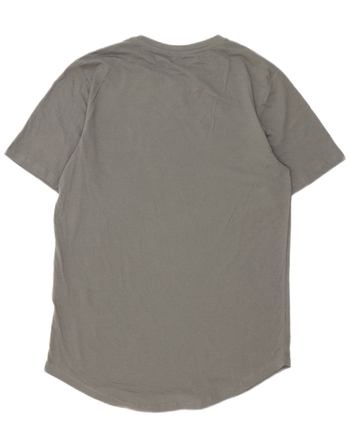 Jack & Jones Mens Lash T-Shirt Top Medium Grey Cotton