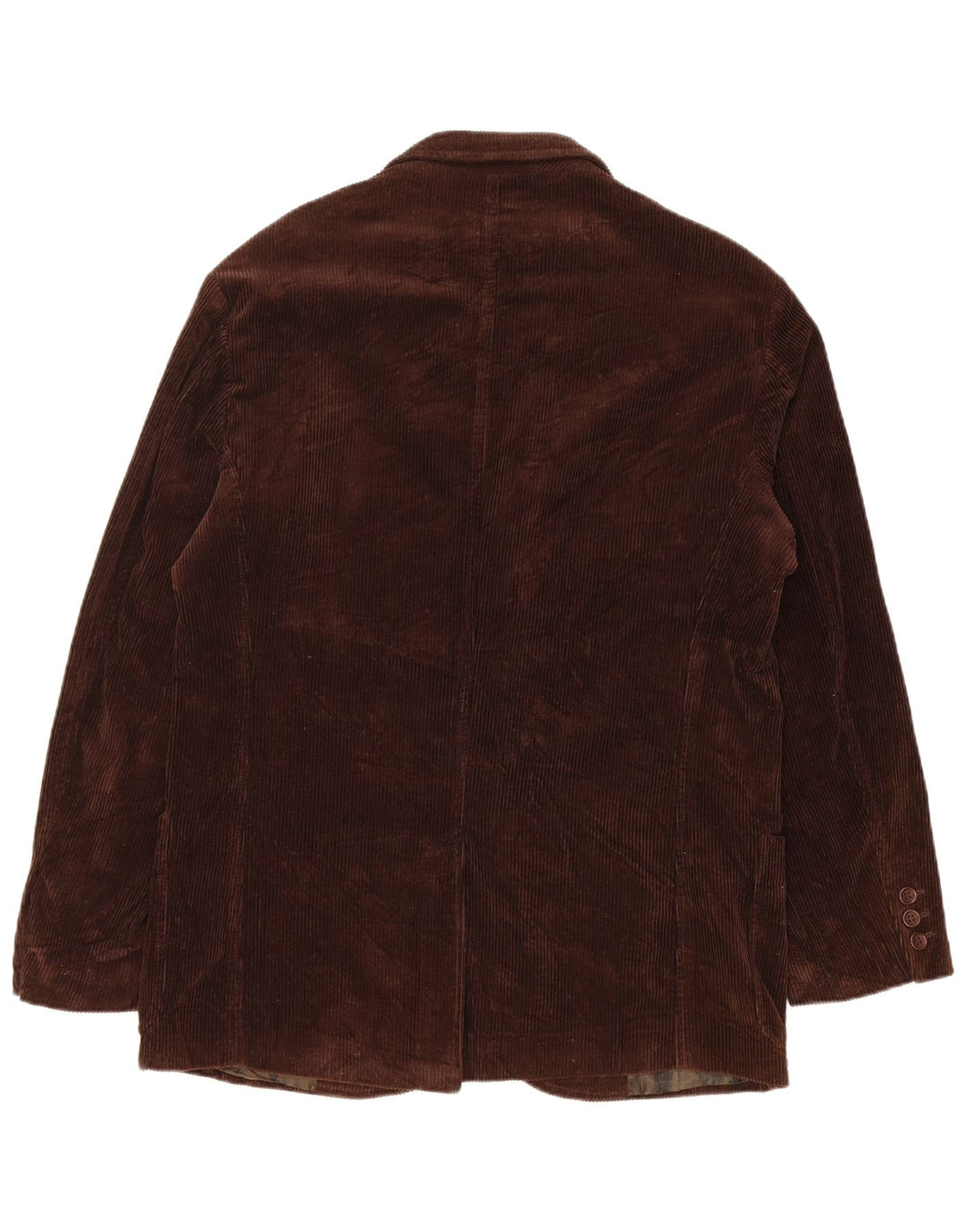 HERMAN & SONS Mens 3 Button Corduroy Blazer Jacket IT 48 Medium Brown