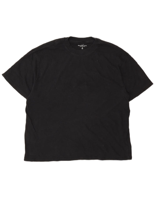 Abercrombie & Fitch Mens T-Shirt Top Medium Black Cotton
