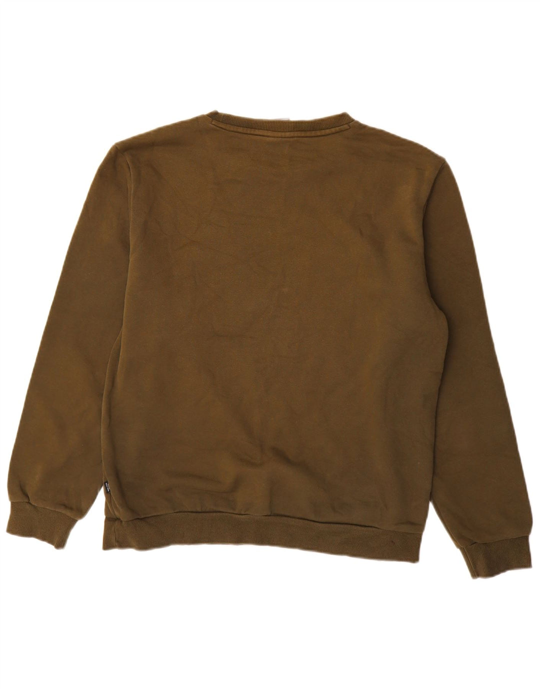 Puma Mens Graphic Sweatshirt Jumper Medium Khaki Cotton