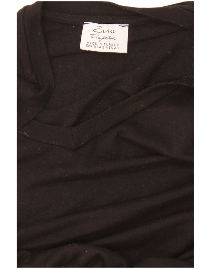 Zara Womens Trafaluc A-Line Dress Small Black