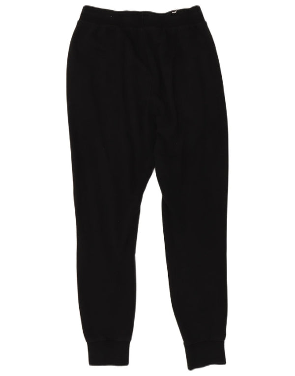 Puma Mens Tracksuit Trousers Joggers Medium Black Colourblock Cotton