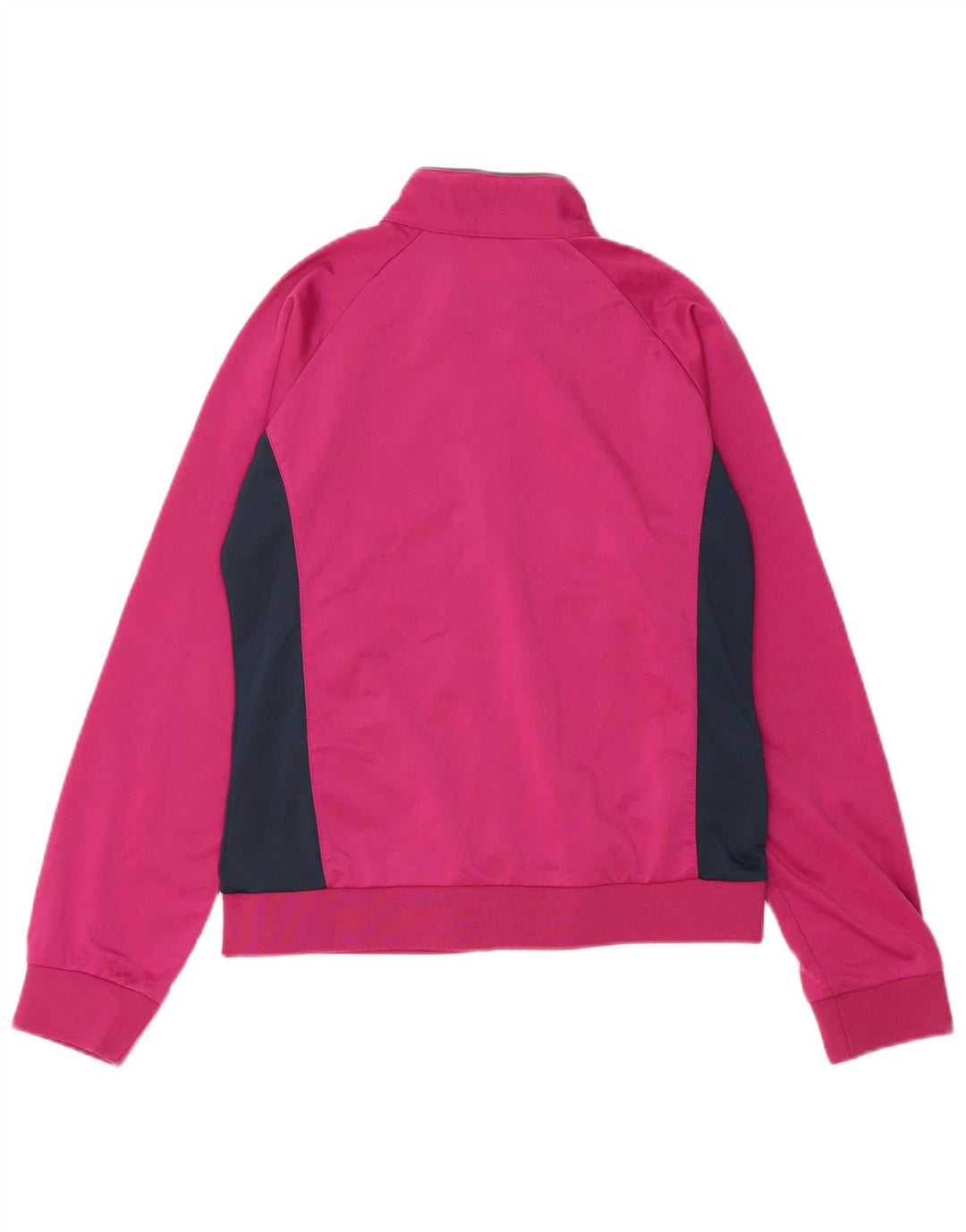 CHAMPION Girls Tracksuit Top Jacket 11-12 Years Large Pink Colourblock