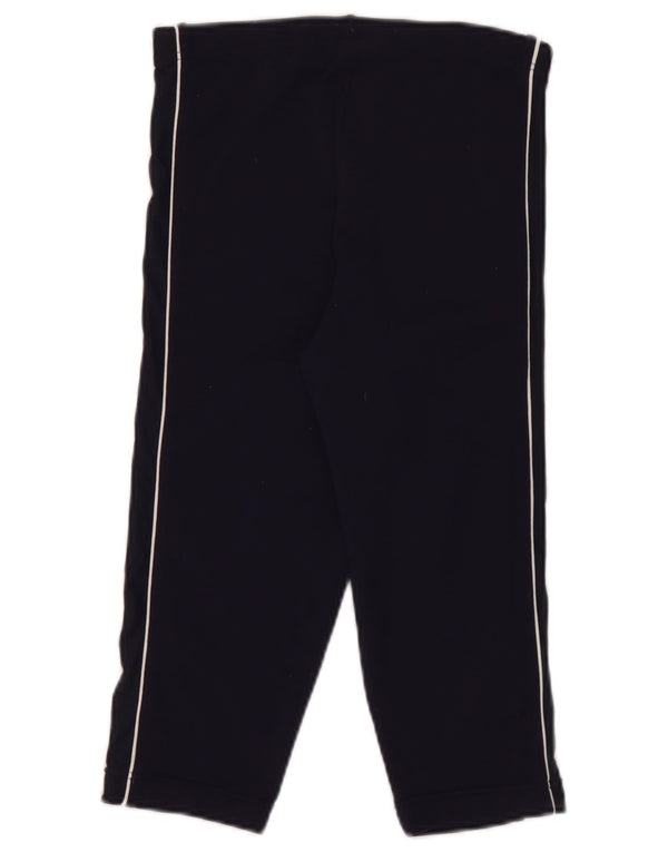 Puma Womens Capri Leggings UK 10 Small Navy Blue Nylon