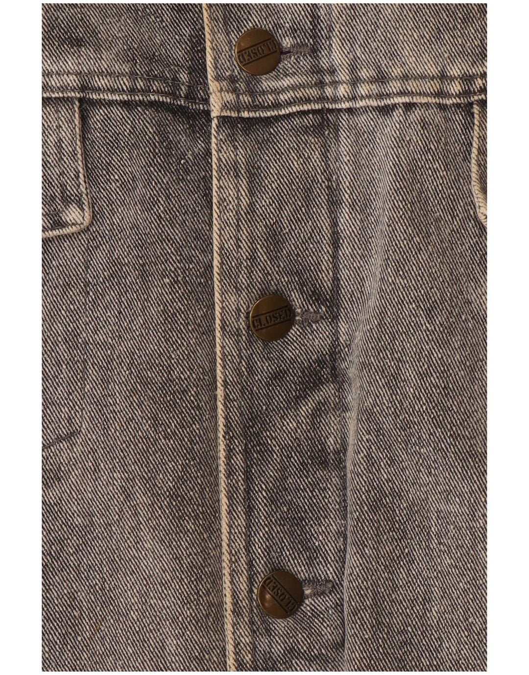 CLOSED Womens Oversized Denim Jacket UK 14 Large Grey