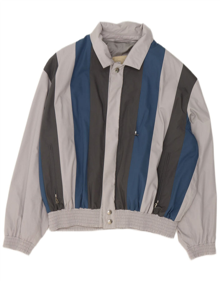 Bogner Mens Bomber Jacket UK 42 XL Grey Colourblock