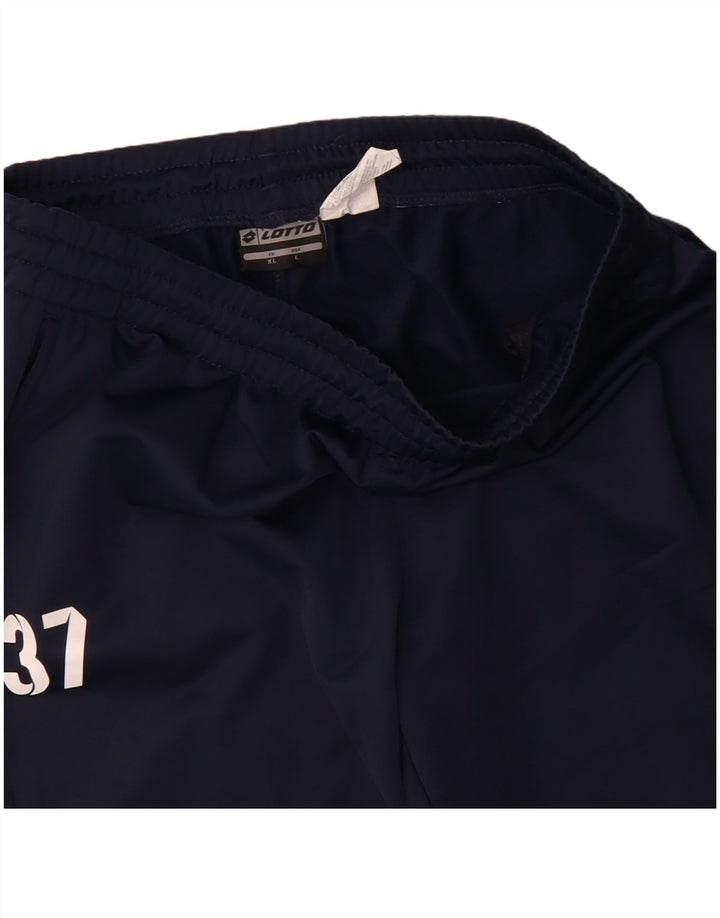 Lotto Mens Tracksuit Trousers XL  Navy Blue Polyester