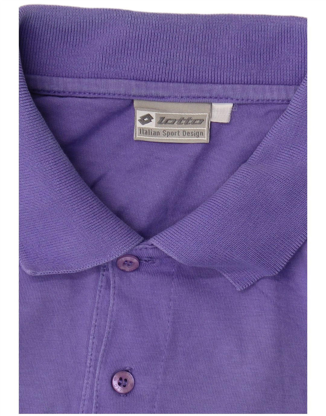 LOTTO Mens Polo Shirt Large Purple