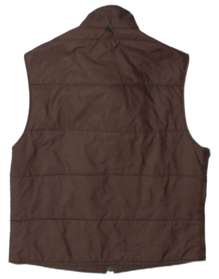 Fay Womens Gilet UK 16 Large Brown