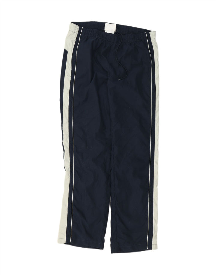 CHAMPION Mens Tracksuit Trousers Large Navy Blue Colourblock Polyester