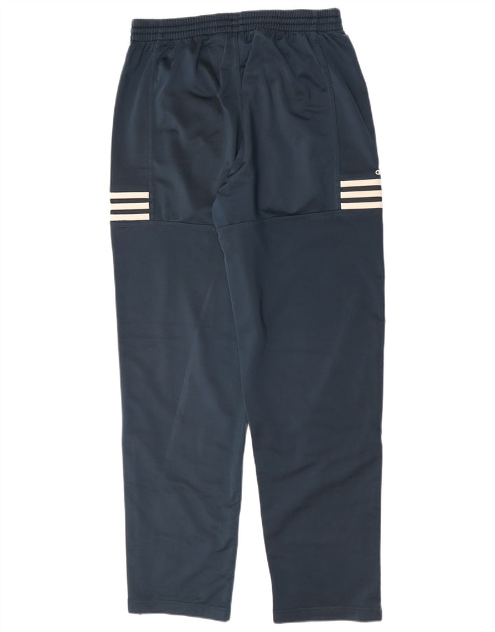 Adidas Mens Tracksuit Trousers UK 38/40 Medium Navy Blue Polyester