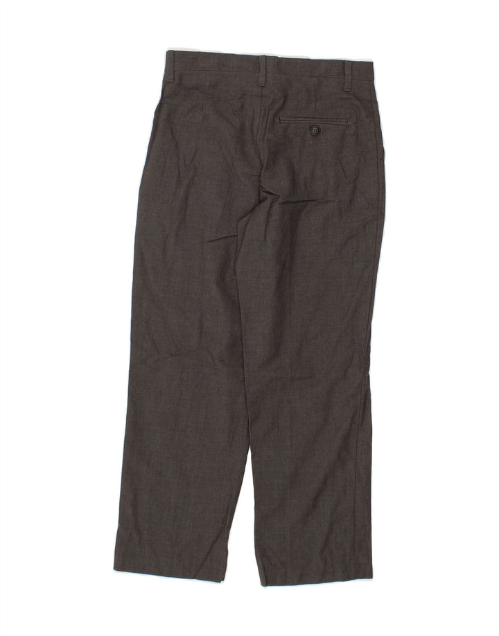 CHAPS Boys Straight Suit Trousers 9-10 Years W26 L24 Grey Polyester Vintage Chaps and Second-Hand Chaps from Messina Hembry 