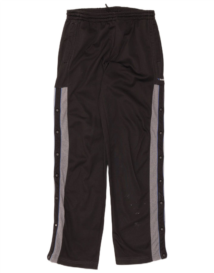 DIADORA Mens Tracksuit Trousers Large  Black Colourblock