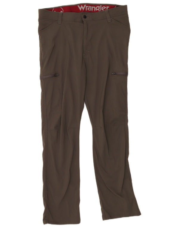 Wrangler Mens Slim Cargo Trousers W36 L30 Grey Nylon