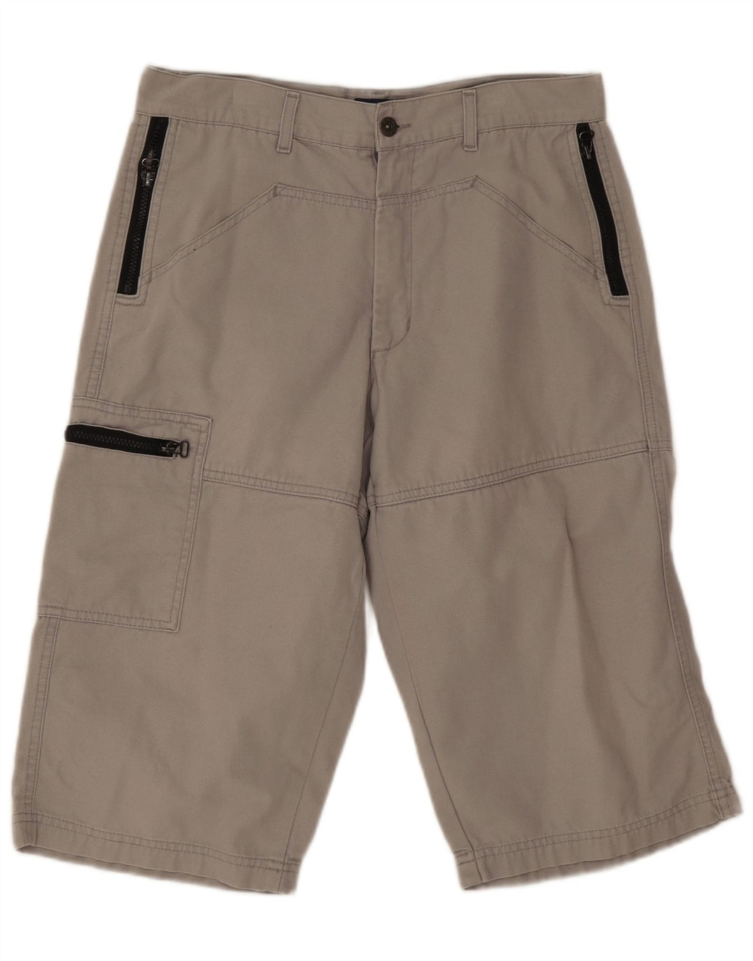 Tom Tompson Mens Cargo Shorts Medium W30  Grey Cotton