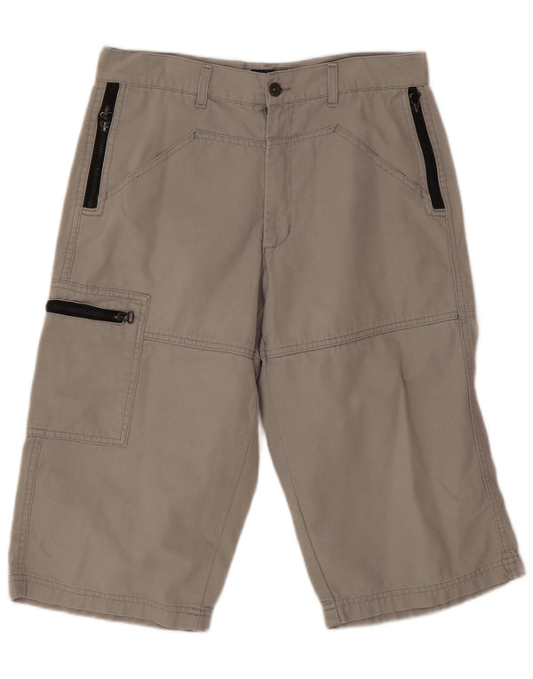 Tom Tompson Mens Cargo Shorts Medium W30  Grey Cotton