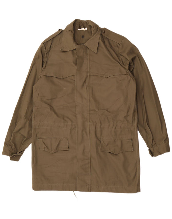 Vintage Mens Military Jacket UK 38 Medium Khaki
