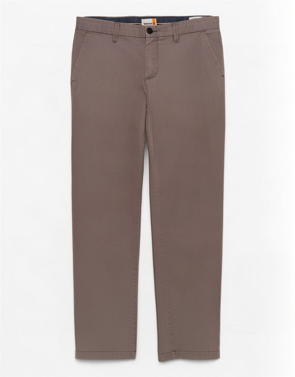 Timberland Mens Straight Chino Trousers W32 L32 Grey Cotton