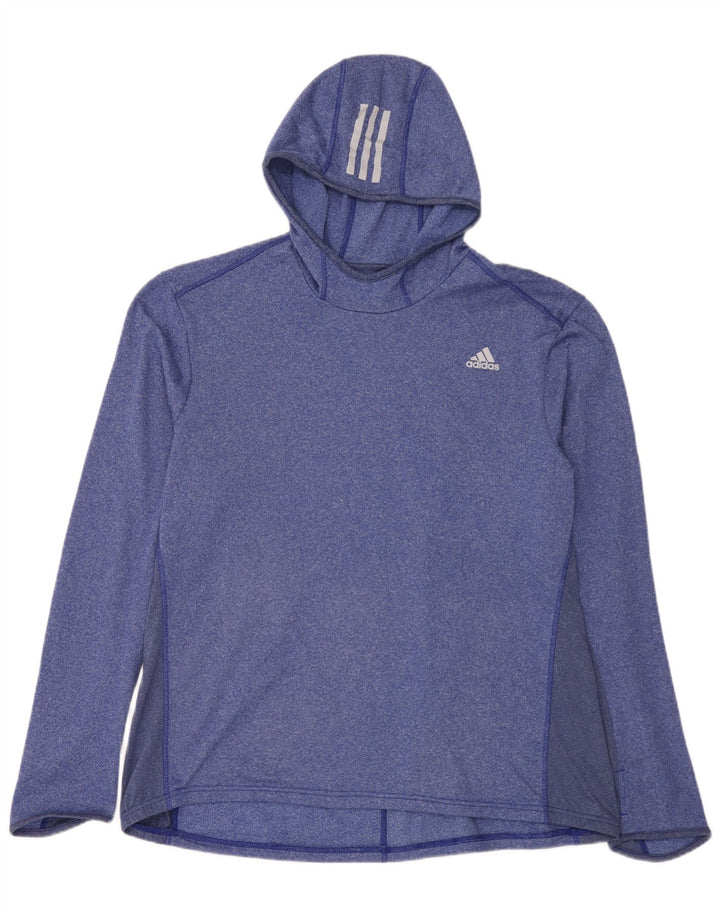 Adidas Mens Hooded Top Long Sleeve 2XL Blue