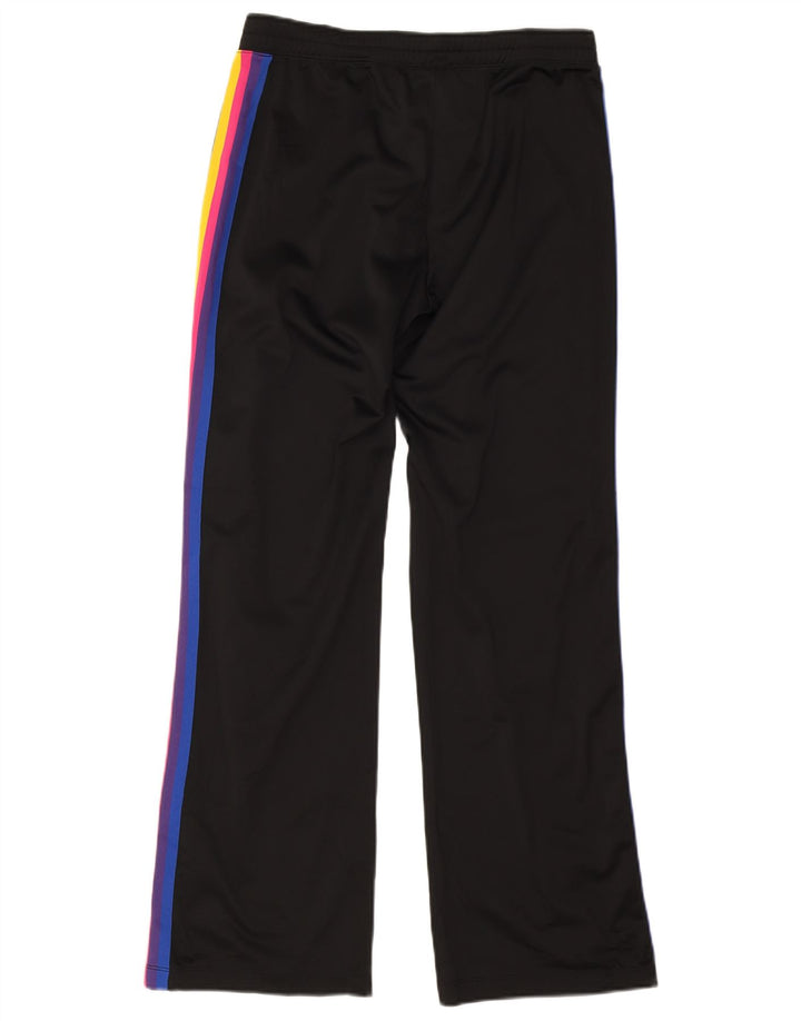 Champion Womens Tracksuit Trousers UK 14 Medium Black Striped Polyester