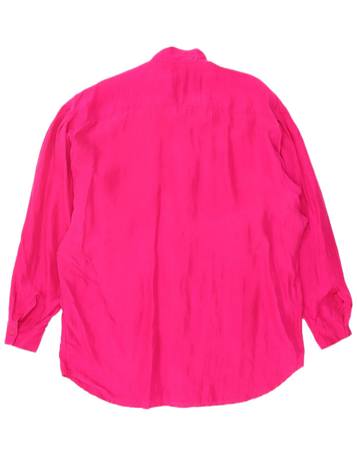 VINTAGE Womens Shirt UK 20 2XL Pink