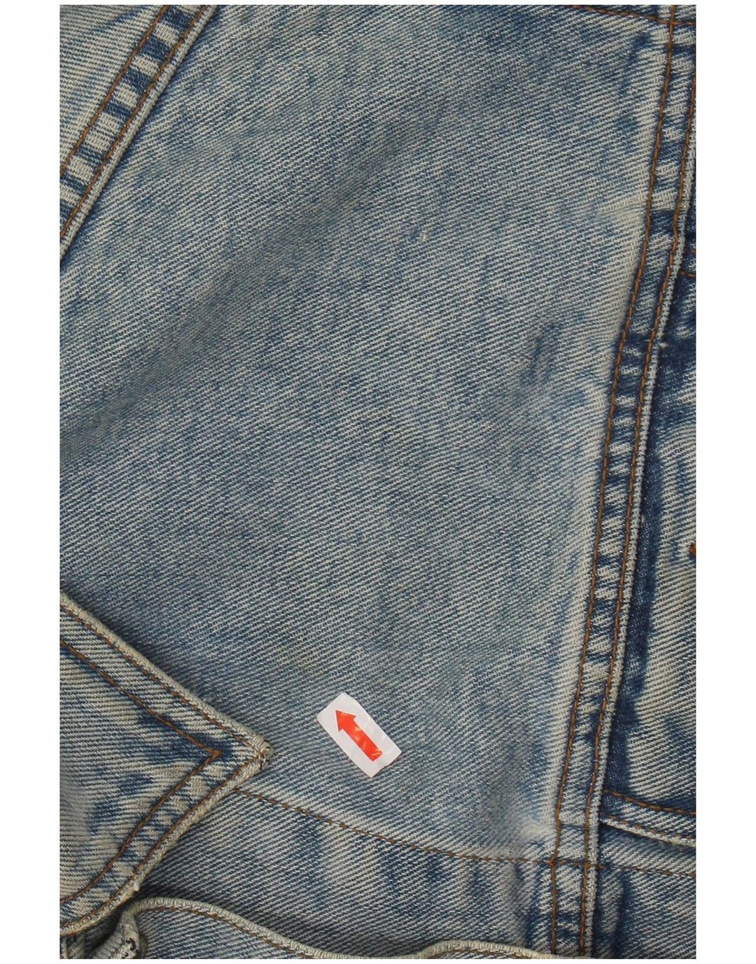 ONYX Womens Crop Denim Jacket UK 14 Medium Blue Cotton