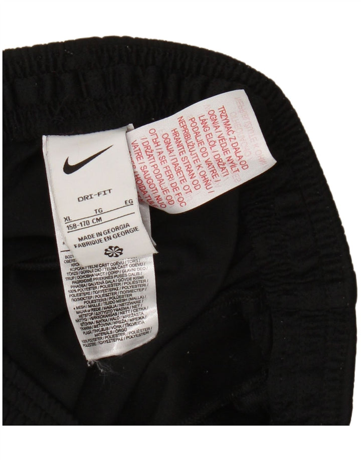 Nike Boys Tracksuit Trousers 13-14 Years XL Black Polyester