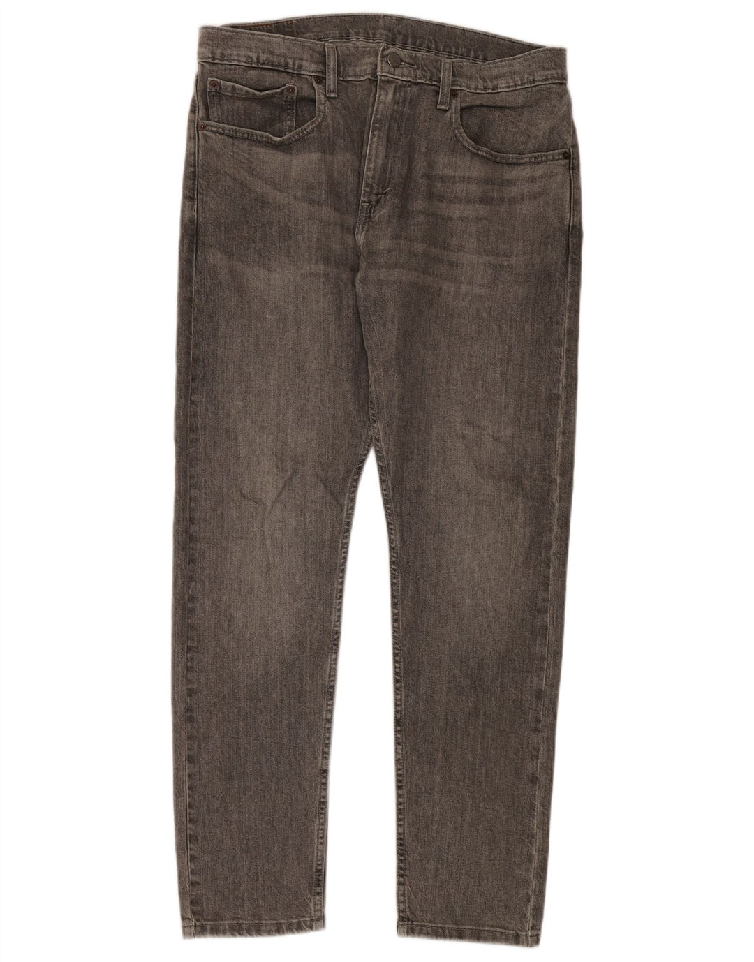 Levi's Mens 512 Slim Tapered Jeans W34 L32 Grey Cotton