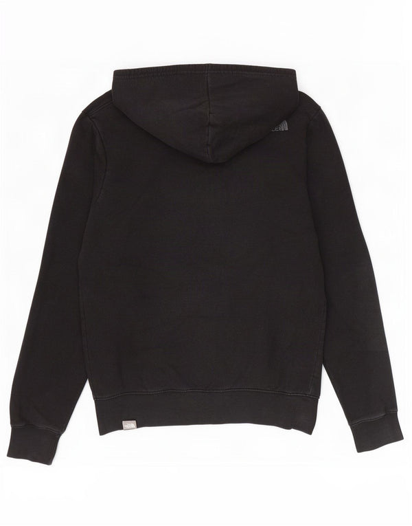 The North Face Mens Zip Hoodie Sweater Small Black Cotton