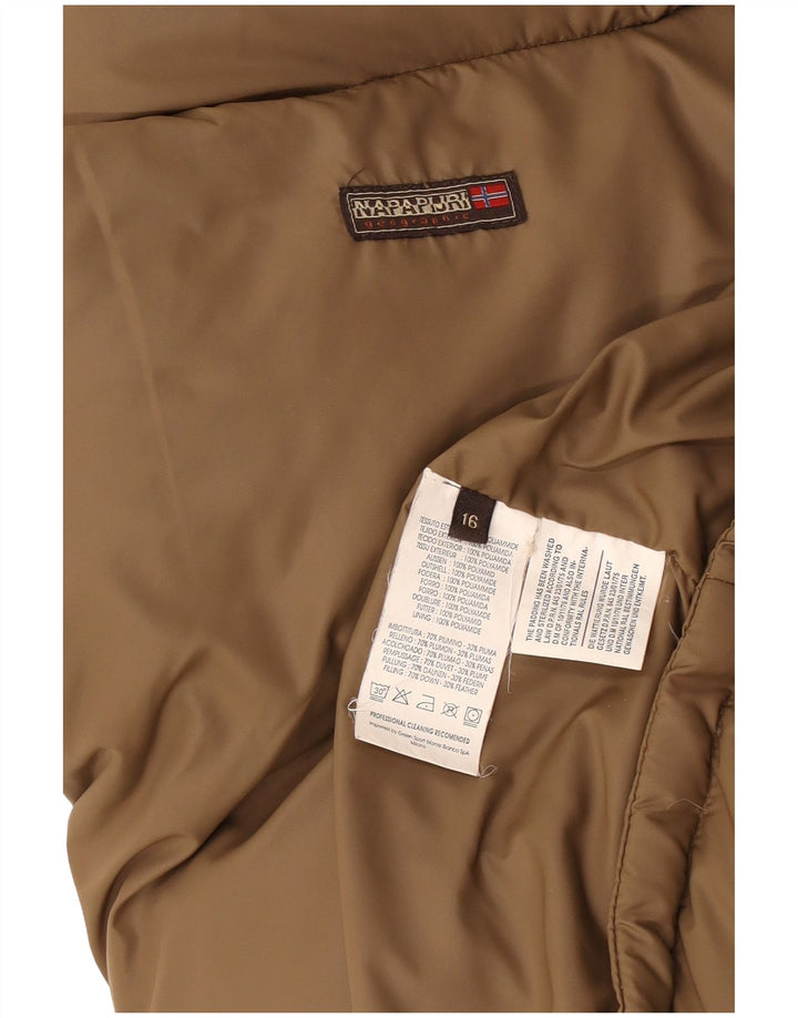 NAPAPIJRI Boys Padded Gilet 15-16 Years Beige Polyamide