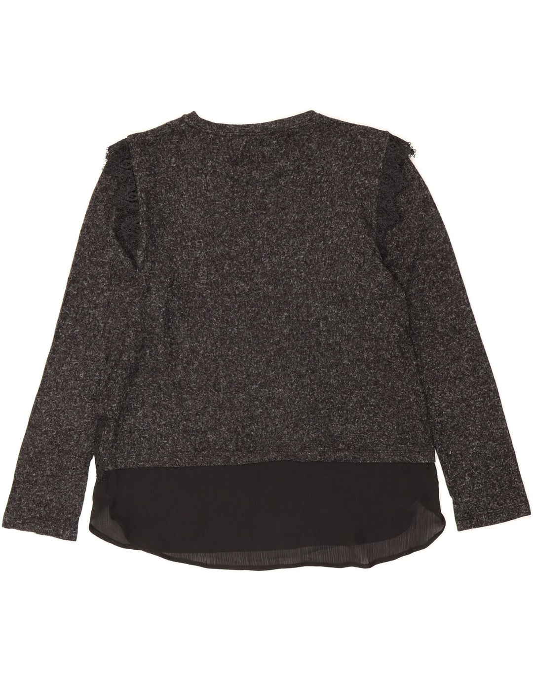 OASIS Womens Top Long Sleeve UK 16 Large Grey Flecked Viscose Vintage Oasis and Second-Hand Oasis from Messina Hembry 
