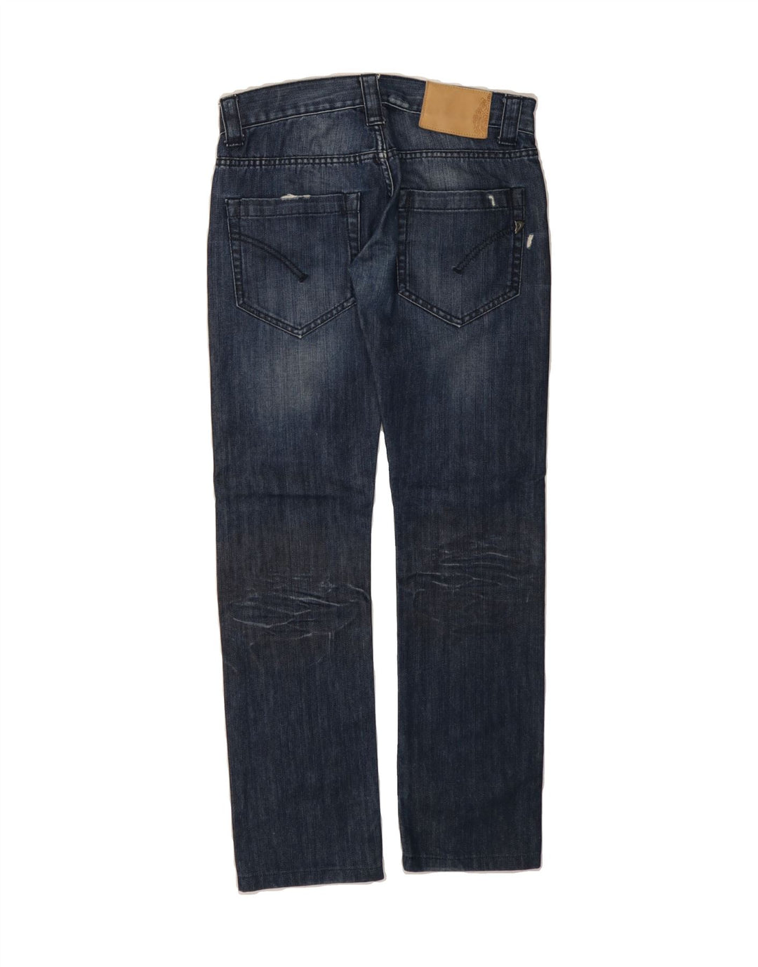 DONDUP Womens Muse Straight Jeans W26 L29 Blue Cotton Vintage Dondup and Second-Hand Dondup from Messina Hembry 