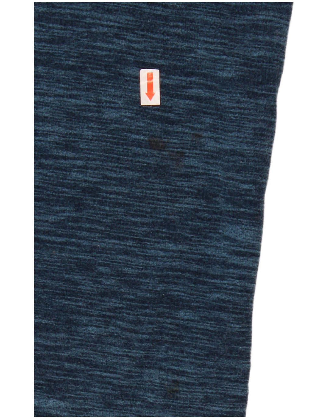 MOUNTAIN WAREHOUSE Mens Zip Neck Fleece Jumper 2XL Blue Flecked Polyester