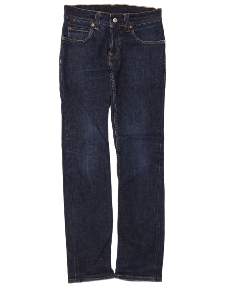 Levi's Womens Slim Jeans W30 L32 Navy Blue Cotton