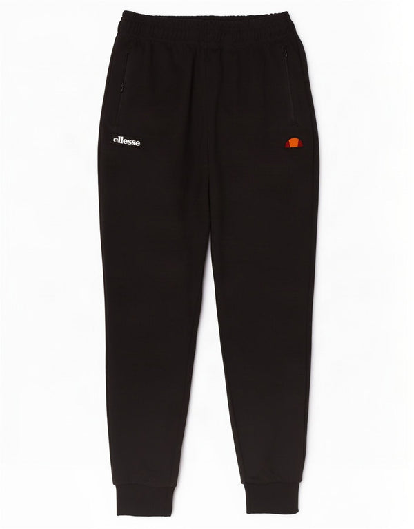 Ellesse Mens Tracksuit Trousers Joggers Small Black Cotton
