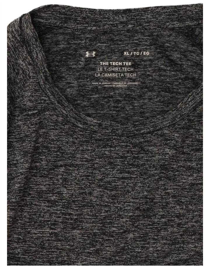 UNDER ARMOUR Mens T-Shirt Top XL Grey Flecked