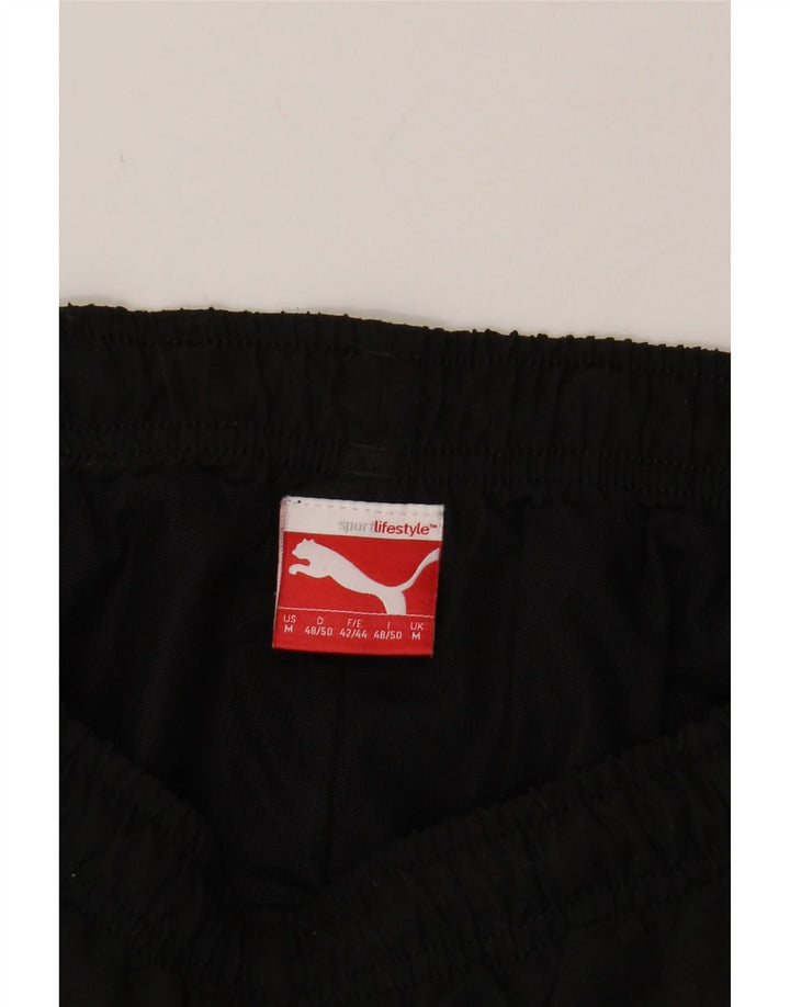 PUMA Mens Graphic Sport Shorts Medium Black Vintage Puma and Second-Hand Puma from Messina Hembry 